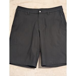 Lululemon Commission Relaxed Fit Short 11" Warpstreme Black Men's 32 ABC Chino
